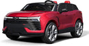 Jojoka Baby Car 24V 2-Seater SUV Licensed Chevrolet Blazer Ride On Toy w/Parent Remote Control,4xSpring Suspension, Wireless Music, Electric Vehicle Car for Kids Ages 3-8, Red by TinyTreasures Baby Boutique