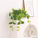 Tiita 1 Pack Fake Plants Artificial Scindapsus Aureus in Pots, Realistic Fake Greenery Potted Plants for Home Office Desk Window Sill Bathroom Bedroom Outdoor Indoor by CozyNest Decor