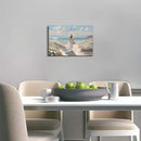 cozy country Beach Wall Art 16"x11" - Coastal Pictures Ocean Canvas Decor - Nautical Artwork Seascape Painting for Bathroom, Bedroom, Sea House by CozyNest Decor
