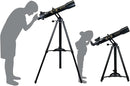 SpectrumOI TourStar Pro 90 AZ Telescope for Adults Astronomy Gifts Premium AZ Refractor Telescope 90mm 660mm Focal Lenght with Aspherical Eyepiece Phone Adapter by TinyTreasures Baby Boutique