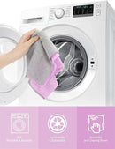 Fantasticlean Microfiber Cleaning Cloth Roll -75 Pack, Tear Away Microfiber Towels, 12" x 12", Reusable, Washable, Scratch Free, Ultra Absorbent Dish Rags for Car, Home, Garage or Shop (Purple) by CozyNest Decor