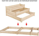 Yaheetech 3 Tier 47 x 47 x 22in Raised Garden Bed Horticulture Outdoor Elevated Flower Box Tiered Garden Bed Wooden Vegetables Growing Planter for Backyard/Patio/Gardener by GreenHaven Gardens
