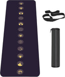 Non Slip Yoga Mat TPE Workout Mat for Men Women, Thick Workout Mat with Carrying Strap, Fitness Mats for Exercise, Yoga, Fitness, Pilates, Floor Workouts (72" x 24" x 6mm) by TinyTreasures Baby Boutique