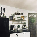joelsantiques - 60 Inch Wooden Floating Shelves for Wall - 60x9x2 in - Made of Natural Wood - Long Heavy Duty Rustic Wall Shelves for Bedroom - Perfect for Living Room, Kitchen - Medium Brown by CozyNest Decor