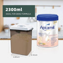 Pop Airtight Formula Container, 2300ml Baby Formula Dispenser on The Go - BPA-Free Formula Holder, 28OZ, 1.76LB, 800g, Brown by TinyTreasures Baby Boutique