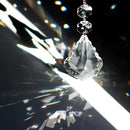 20pcs Crystal Chandelier Maple Leaf Prism Pendant Parts, 50mm Hanging Crystals Beads for Chandelier Wedding Decoration Clear by GreenHaven Gardens