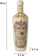 Braxio Witch Potion Bottles for Halloween Décor - White Spider Resin Magic Potion Bottles with Black Web Design, White Spider Decoration, for Shelf Table Party(3x3x10 Inches) by CozyNest Decor