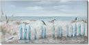 amatop Large Living Room Wall Art Hand-Painted 3D Seascape Canvas Oil Painting Ocean Beach Coastal Picture Artwork for Home Decorations Bedroom Office Décor 48x24inch by CozyNest Decor