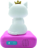LEXiBOOK - Kitten Digital Alarm Clock for Kids with Night Light Snooze, Childrens Clock, Luminous Cat, White and Pink Colours - RL800KT by TinyTreasures Baby Boutique