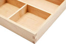pandapark Wood Organizer Tray,Black Walnut,Desk & Drawer Storage Box (Maple Master) by CozyNest Decor