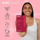 New Zimba Cherry Flavored Teeth Whitening Strips | Vegan, Enamel Safe Hydrogen Peroxide Teeth Whitener for Coffee, Wine, Tobacco, and Other Stains | 14 Day Treatment | Cherry by CozyNest Decor