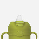 Comotomo Toddler Tumbler 8oz Insulated Sippy Cup with Silicone Straw and Spout, Green by TinyTreasures Baby Boutique