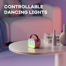YLL Mini Karaoke Machine for Kids Adults, Portable Bluetooth Speaker with 2 Wireless Microphones, TOP Birthday Gifts Toys for Girls Ages 3, 4, 5, 6, 7, 8, 9,10,11,12+ Years Old Toddler (Lightpink) by TinyTreasures Baby Boutique
