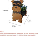 Yorkshire Dog Planter Plant Pots,Cute Garden Dog Flower Planter,Dog Planters Birthday Gifts for Women,Office,Indoor/Outdoor Decor(9.45 * 7.76 * 12.13in) by GreenHaven Gardens