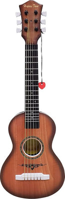 23" Acoustic Guitar, Kids 6 String Toy Guitar - Realistic Steel Strings - Beginner Practice First Musical Instrument for Children, Toddlers (Walnut) by TinyTreasures Baby Boutique