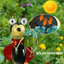 Solar Lady Bugs Lights Swaying Metal Garden Decor Waterproof Solar Lights Decorative Outdoor Stake Lights for Outside Patio Balcony Pathway Lawn Yard Gift by GreenHaven Gardens
