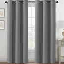 H.VERSAILTEX Blackout Curtains for Bedroom Thermal Insulated Room Darkening Living Room Curtains 84 Inch Long Grommet Privacy Protection Window Curtain Panels/Drapes for Nursery,2 Panels,Grey by CozyNest Decor