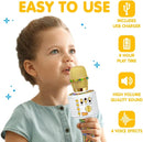 Move2Play, Kids Karaoke Microphone | Includes Bluetooth & Pre-Loaded Songs | Birthday Girls Present for All Ages, 2, 3, 4, 5+ Year Old Girls, Boys & Toddlers (Graffiti) by TinyTreasures Baby Boutique