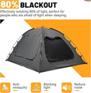 SUNYRISY Bed Tent Twin Size Bed Canopy, Indoor Tent for Adult and Kids, 3 Doors Breathable Dream Tent, 80% Blackout Private Space Sleeping Tents by CozyNest Decor