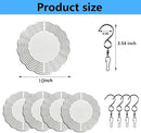 5 pcs 10 inch Sublimation Wind Spinner Blanks Round Sublimation Blanks Products Stainless Steel Metal Indoor Outdoor Garden Decoration for Heat Press Transfer Sublimation Blank Gift by GreenHaven Gardens