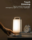 Camping Lantern, solar Lanterns, 6000mAh Rechargeable Light 2-in-1 Dimmable Outdoor Waterproof Gear with USB Charging – lanterns for power outages Hurricane, Hiking, Fish, Emergency, and Home by CozyNest Decor