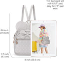 KL928 Girls Bowknot Polka Dot Cute Mini Backpack Small Daypacks Convertible Shoulder Bag Purse for Women by TinyTreasures Baby Boutique