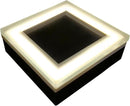 LUMENGY Solar Paver Light 4×4 inch (3.93 X 3.93), Up To 12 Hours Continues Lighting, Stainless Steel, Glare-Free Lighting For Driveways & Garden, 2700K Warm White, Waterproof & Drive-Over Rated. Ver 2 by CozyNest Decor