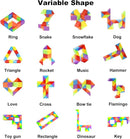 GOLDGE 40 Pack Mini Fidget Snake Cube Puzzle Toys - Party Favors & Goodie Bag Fillers, Travel Toys for Kids Ages 4-8, Rainbow Colors - Bulk Birthday & Back to School Gifts - Stocking Stuffers by TinyTreasures Baby Boutique