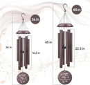 Memorial Wind Chimes Sympathy Gifts, Customized Dragonfly Wind Chime, 36-inch Commemorative Wind Chimes to Commemorate The Loss of Loved Ones, Condolence Gifts by CozyNest Decor