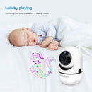 HelloBaby Video Baby Monitor with 2 Cameras and Audio. Baby Monitor with Remote Pan/Tilt/Zoom, VOX Mode, Night Vision, 2-Way Talk, 8 Lullabies by TinyTreasures Baby Boutique