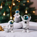 Gradient Astronaut Statues Set of 3, Space Theme Nursery Shelf Classroom Desk Decor Cake Toppers by CozyNest Decor