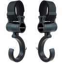 Stroller Hooks, Babyfond 2 Pack of Multifunctional Hooks, 360-degree Rotating Firm Non-Slip Stroller Hook for Buggy, Baby Carrier, Bike Bicycle, Car Headrest by TinyTreasures Baby Boutique