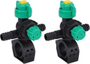 Misting Nozzles, External Thread Agricultural Sprayer Fan Shaped Spraying Nozzle, Hose Drip Irrigation Sprayer Nozzle for Agriculture, 2 Pcs by GreenHaven Gardens