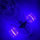 Clear Longboard Skateboard - Transparent Acrylic Long Boards with Light-Up LED Wheels for Smooth Rides - Ride The Streets in Style with Longboard Built for Beginners & Pros Alike by TinyTreasures Baby Boutique