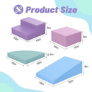 6-Piece Foam Climbing Blocks for Toddlers: Colorful Climbing Gym PU Leather Baby Foam Building Blocks Indoor Toy by TinyTreasures Baby Boutique