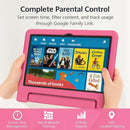 10.1" Kids Tablet Android 14 | 64GB Octa-Core 8GB RAM | Shockproof Case & Parental Control | 12H Fast Charge | HD Display w/Google Kids Space & Educational Apps | WiFi 6/Bluetooth/GPS | Ages 3-12 by TinyTreasures Baby Boutique