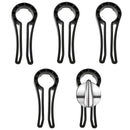 Stove Knob Safety Covers for Child, Gas Stove Knob Locks, Oven Lock Child Safety Stove Guard Black, Stove Knob Safety Cover for Child and Pet (5 Pack) by TinyTreasures Baby Boutique