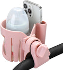 Accmor Universal Cup Holder, Stroller Cup Holder with Phone Holder, 360° Rotatable Large Caliber Designed Bottle Holder for Stroller, Bike, Wheelchair, Walker, Scooter by TinyTreasures Baby Boutique