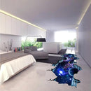 Quanhaigou Galaxy Wall Sticker,Space Wall Decal,Planet Wallpaper Decoration Decor by CozyNest Decor