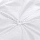 PINNKKU 3-Piece Crib Bedding Set for Boy Girls, Includes Crib Skirt, Blanket and Sheet, Baby Bedding, Pintuck Pinch Pleat White by TinyTreasures Baby Boutique