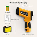 Industrial Infrared Thermometer Gun, 50:1 D:S Ratio, -58°F-3992°F, Triple Laser, High Precision Temp Gun for Kiln, Engine, HVAC, BBQ, Industrial Inspection by TinyTreasures Baby Boutique