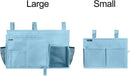 Surblue Bedside Caddy Hanging Organizer Bedside Storage Bag for Bunk and Hospital Beds (Small, Skyblue) by CozyNest Decor