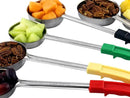 Darware Portion Control Serving Spoons (6-Piece Ladle Set); w 1/4 Cup, 1/2 Cup, 3/4 Cup & 1 Cup (2, 4, 6, 8 oz) & 1/2 & 1 Cup Utensils/Spoodles by CozyNest Decor