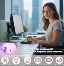 DREAMING MY DREAM Axolotl Night Light for Kids,Cute Axolotl Gifts lamp Rechargeable Light Table Bedside Lamp,LED Animal Silicone Nursery Night Lamp Cute Room Decor for Kids Girls Boys by TinyTreasures Baby Boutique