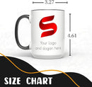 Personalized Coffee Mug 15 Oz, Custom Picture Text or Logo Ceramic Mug, Customized Gift for Men & Women, Taza Personalizada with Photo and Words, Customizable Large Tea Cup | White - Black by TinyTreasures Baby Boutique