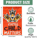 Canada Orange Indigenous 12x18 Inch Garden Flag Banner by GreenHaven Gardens