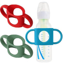 TonGass (3-Pack) TonGass Universal Fit Baby Bottle Holders with Easy Grip Handles for Babies to Hold Their Own Bottle - BPA-Free Soft Silicone by TinyTreasures Baby Boutique
