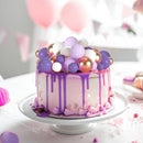 75 Pieces Cake Balls Topper Decorations Foam Cupcake Topper Mini Balloon Balls Cake Picks for Deco Birthday Party Wedding（Purple, Light Purple,Gold, White） by TinyTreasures Baby Boutique