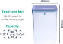 BopTop (1pc - 900ml) Airtight Food Storage Container – Mechanical Silicone Seal Canister - BPA-Free - 0.9Qt by TinyTreasures Baby Boutique
