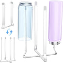 Water Bottle Drying Rack, Stainless Steel Baby Bottle Drying Rack, Collapsible Bottles Dryer Rack, Cup Rack Dryer for Water Bottles, Multifunctional Draining Rack for Sport Bottle, Reusable Bag by TinyTreasures Baby Boutique